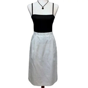 Haberdashery Collection by Personal Polka Dot Vintage Straight Skirt Women 26
